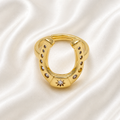 The Starlight Horseshoe Ring