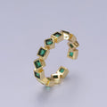 The Emerald Mosaic Ring