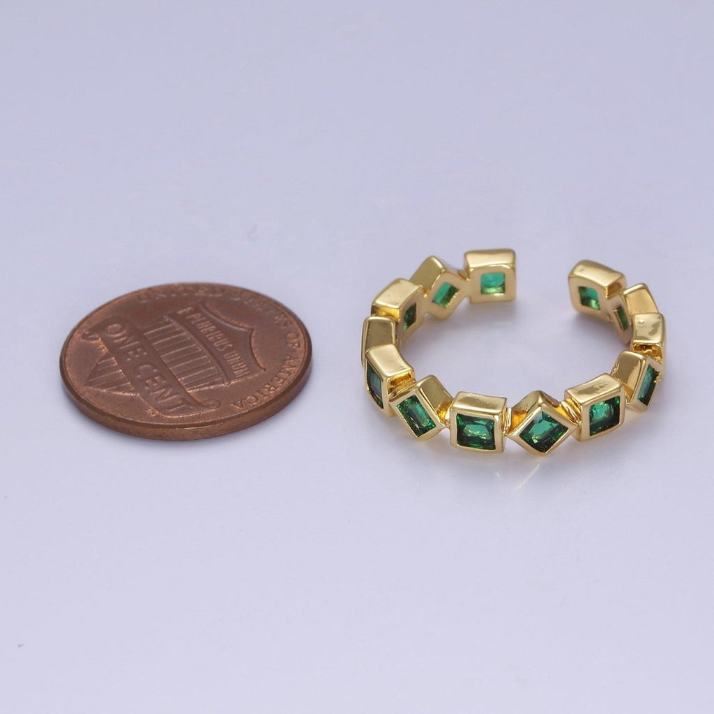 The Emerald Mosaic Ring