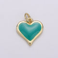 The Heart in Green Enamel - selected supplier variant D-00720-GREEN