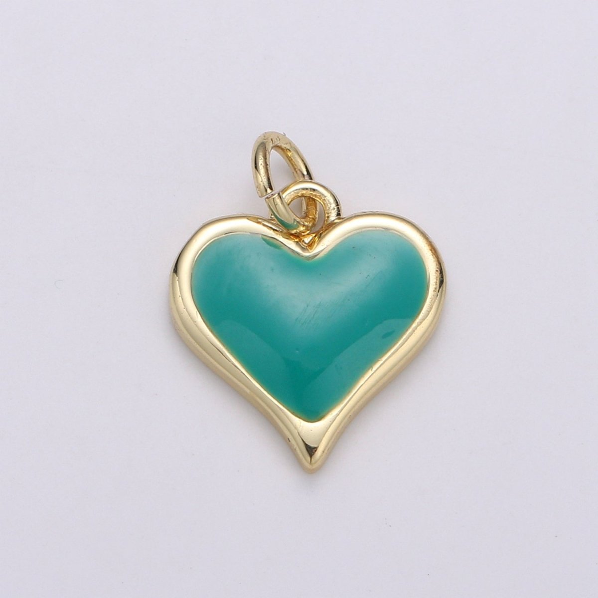 The Heart in Green Enamel - selected supplier variant D-00720-GREEN